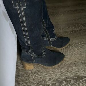 Women's Black Heeled Boots